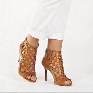 Michael Michael kors luggage leather Yvonne open toe bootie